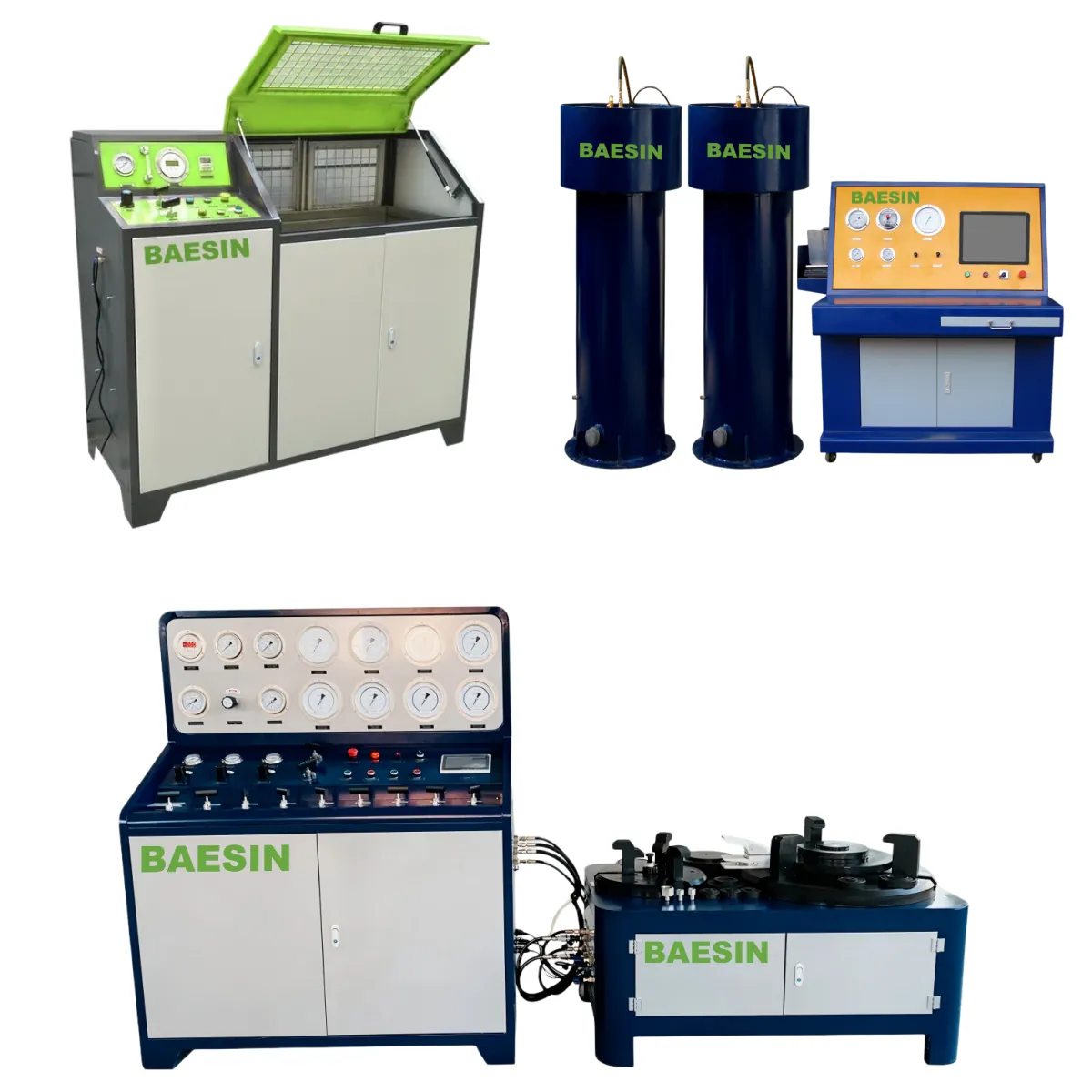 High-pressure testing equipment
