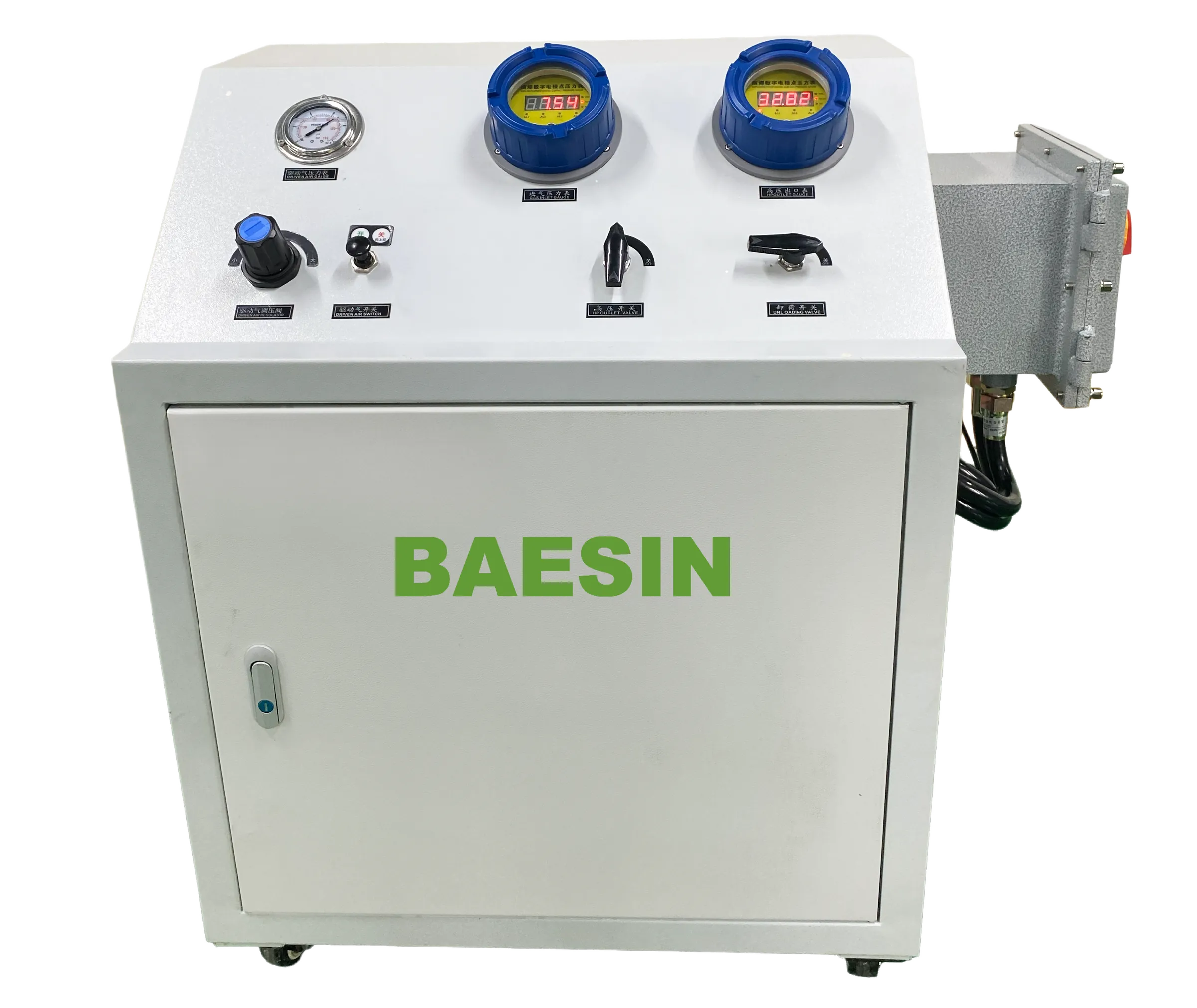 Gas Filling Stations For Flammable Gases and Strongly Oxidizing Gases